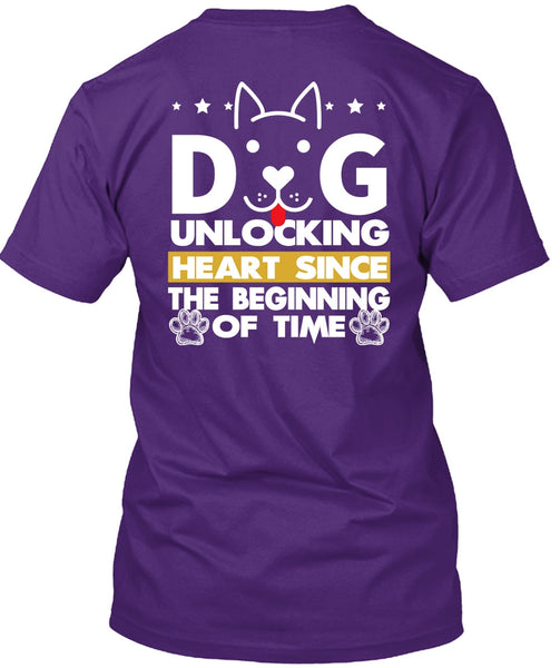 Dog Unlocking Heart T Shirt, My Favorite T Shirt