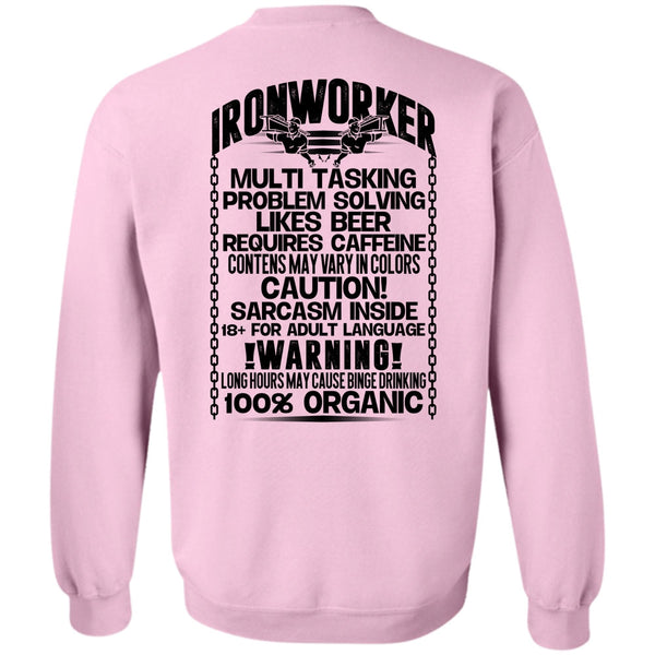 I Love Ironworker T Shirt, Ironworker Multitasking Sweatshirt