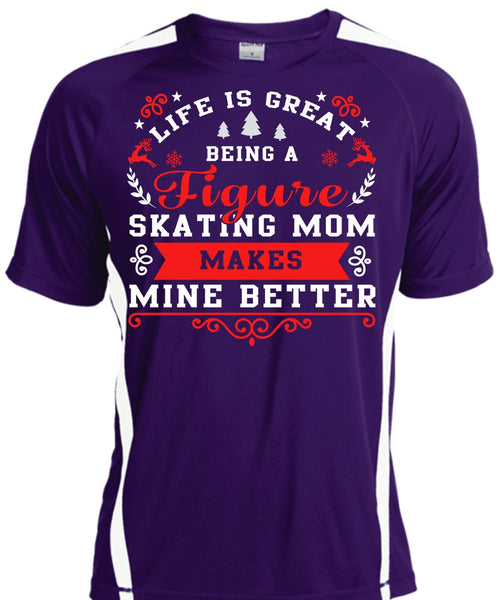 Being A Figure Skating Mom T Shirt, Calls Me A Mom T Shirt, Cool Shirt