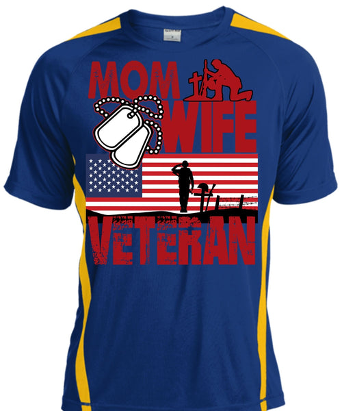 Mom Wife Veteran T Shirt, Being A Veteran T Shirt, Cool Shirt