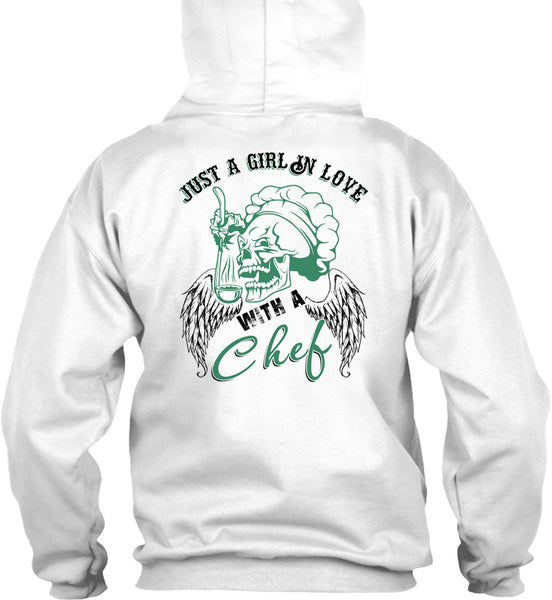 Just A Girl In Love With A Chef T Shirt, I Love Cooking T Shirt