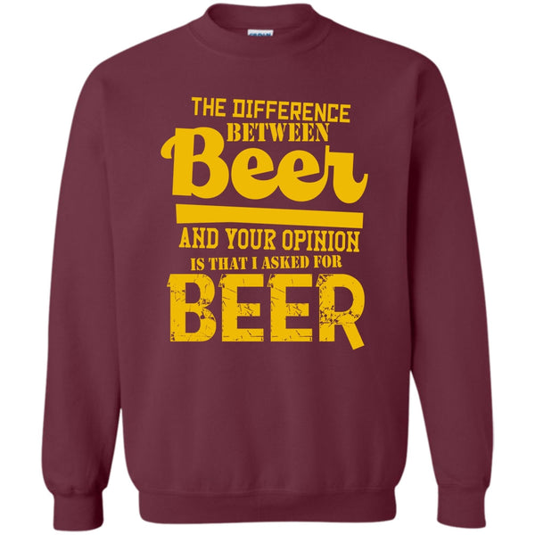 I Asked For Beer T Shirt, Coolest Beer Drinker Sweatshirt