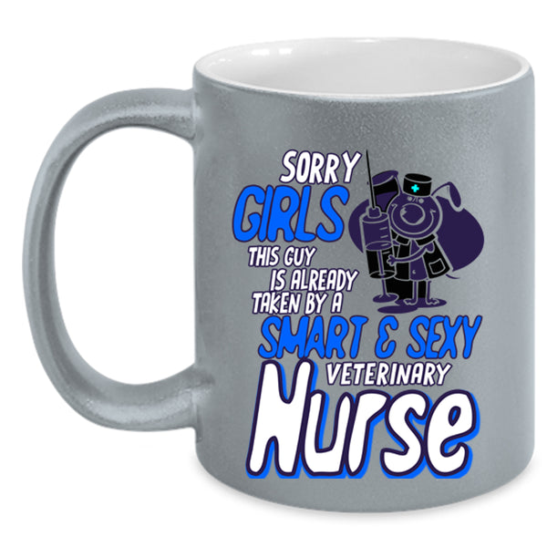 My Husband Coffee Mug, Taken By A Smart Veterinary Nurse Accent Mug