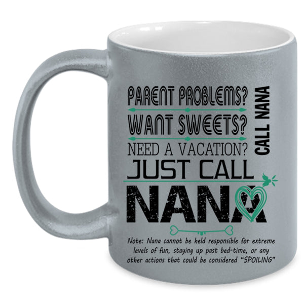 I Love Being A Nana Coffee Mug, Happiness Is Being A Nana Accent Mug