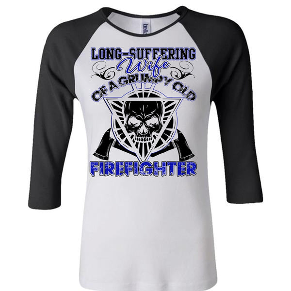 Long - Suffering Wife T Shirt, I Love Firefighter T Shirt, Awesome T-Shirts