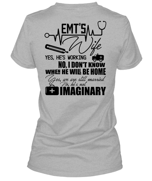 EMT's Wife T Shirt, I Love Nursing T Shirt