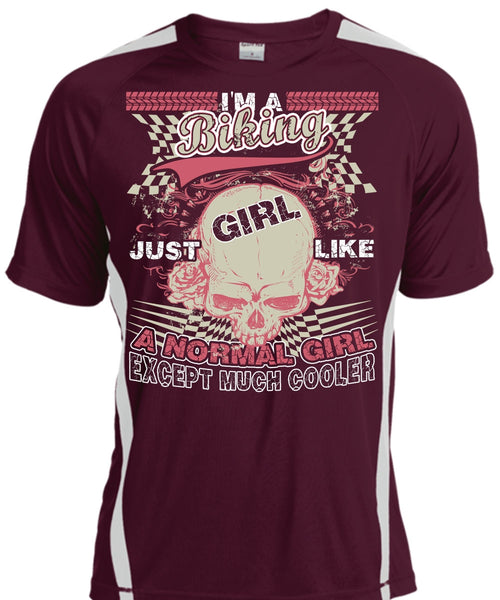 I'm A Biking T Shirt, Just Girl Like A Normal Girl T Shirt, Cool Shirt