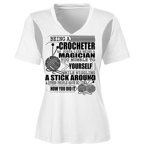 Being A Crocheter T Shirt, I Love Knitter T Shirt, Awesome T-Shirts