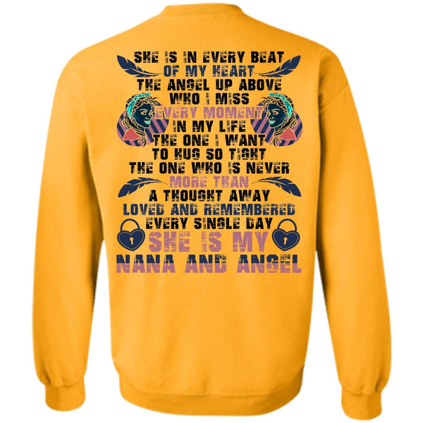 I Love Nana T Shirt, She Is My Nana And Angel Sweatshirt