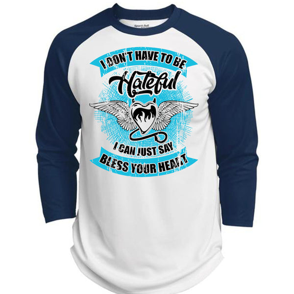 I Can Just Say Bless Your Heart T Shirt, I Love My Life T Shirt, Awesome T-Shirts  (Polyester Game Baseball Jersey)