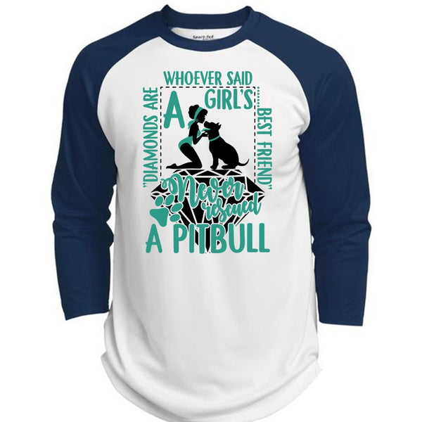 Never Rescued A Pit Bull T Shirt, I Love My Dog T Shirt, Awesome T-Shirts  (Polyester Game Baseball Jersey)