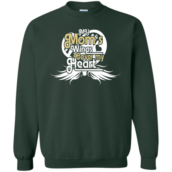 Mom's Wings Cover My Heart T Shirt, Coolest Mom Ever Sweatshirt
