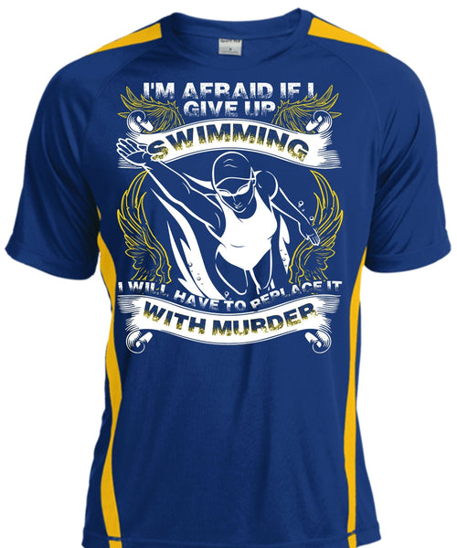 I Give Up Swimming T Shirt, Being A Swimmer T Shirt, Cool Shirt