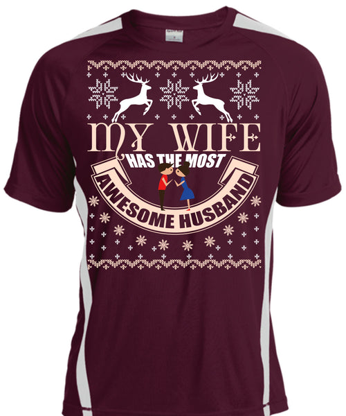 My Wife Has The Most Awesome Husband T Shirt, This Girl Loves Christmas T Shirt, Cool Shirt
