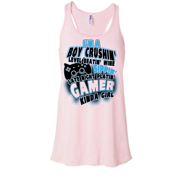 I'm A Boy Crushin' T Shirt, Coolest Gaming Girl Tank Top