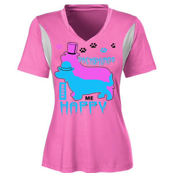 Dachshunds Make Me Happy T Shirt, I Love My Dogs T Shirt, Awesome T-Shirts