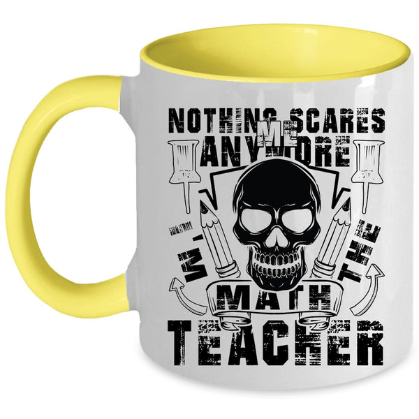 Cool Mathematics Coffee Mug, I'm The Math Teacher Accent Mug