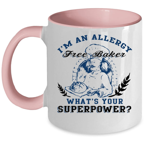 Cool Baker Coffee Mug, I'm An Allergy Free Baker Accent Mug