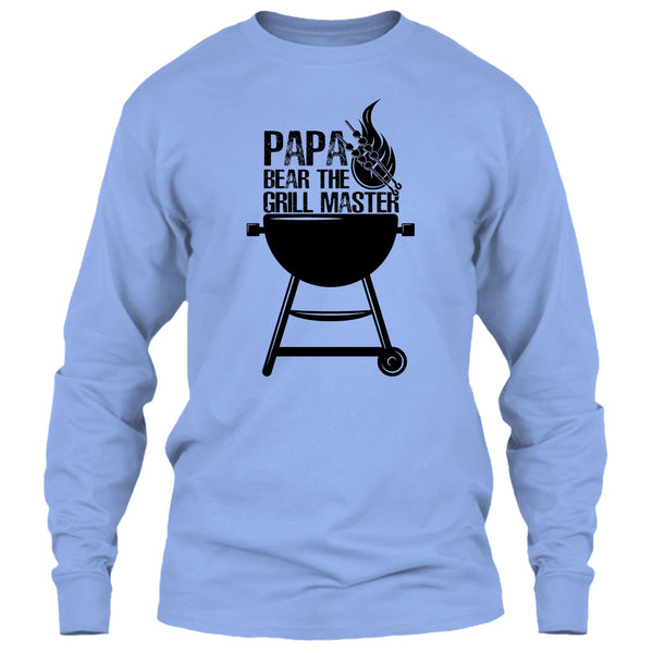 Papa Bear The Grill Master T Shirt, Gift For Papa T Shirt