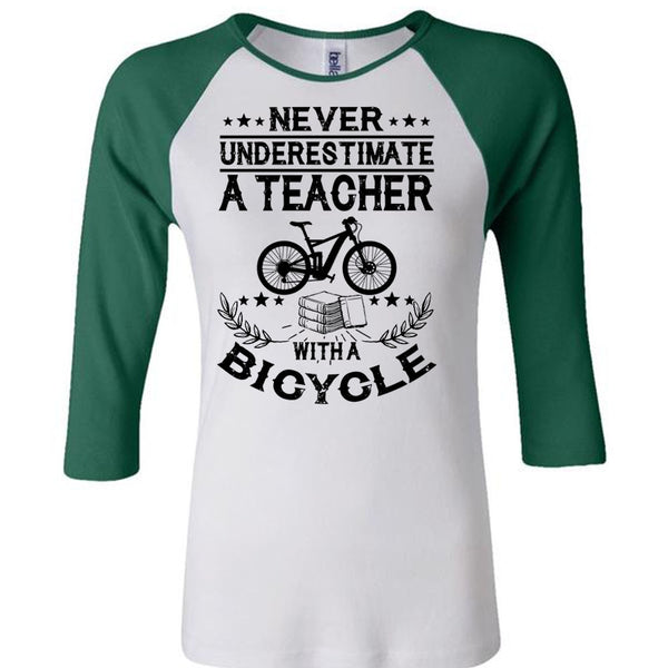 Teacher With A Bicycle T Shirt, I Love Teaching T Shirt, Awesome T-Shirts
