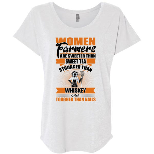 Women Farmers Are Sweeter T Shirt, I Love Farming T Shirt, Awesome T-Shirts