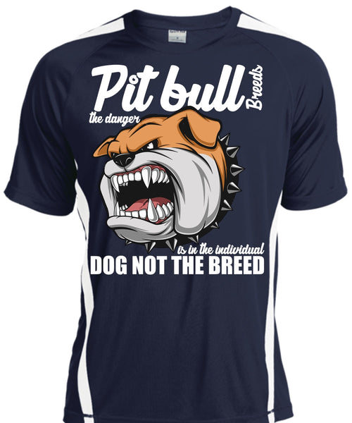 Pit Bull Breeds The Danger T Shirt, Dog Not The Breed T Shirt, Cool Shirt
