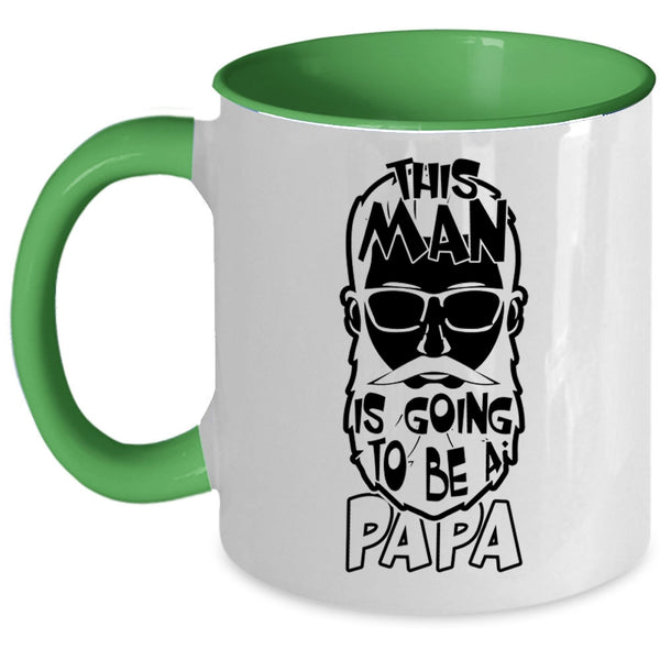 Awesome Papa Coffee Mug, This Man Is Going To Be A Papa Accent Mug