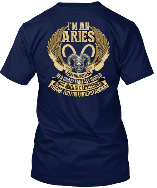 I'm An Aries T Shirt, Thank You For Understanding T Shirt