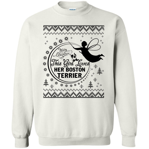 Coolest Boston Terrier T Shirt, Merry Christmas Sweatshirt