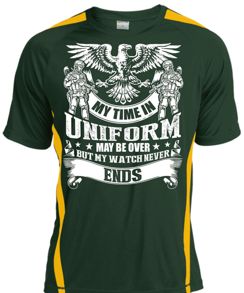 My Time In Uniform T Shirt, Being A Veteran T Shirt, Cool Shirt