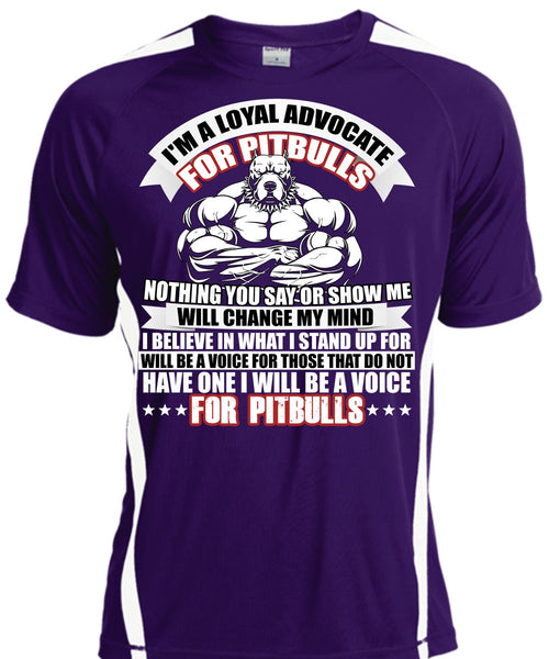 I'm A Loyal Advocate For Pit Bulls T Shirt, Voice For Pit Bulls T Shirt, Cool Shirt
