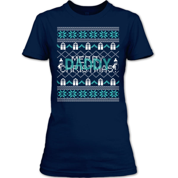 Daddy Merry Christmas T Shirt, Coolest Dad Ever T Shirt
