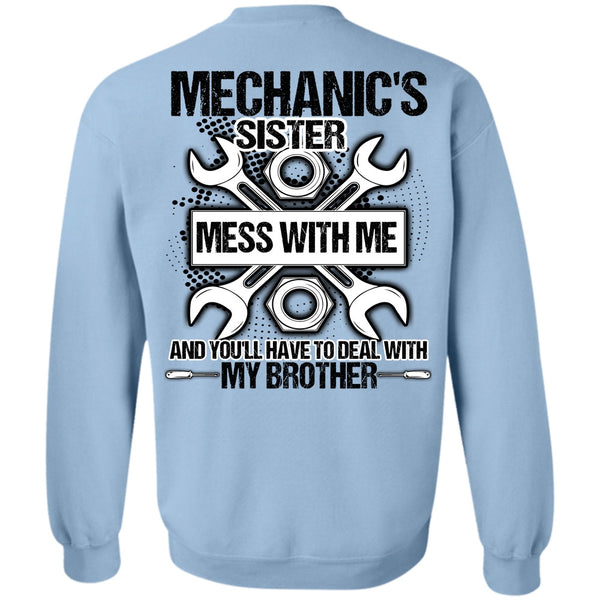 I Love Mechanic T Shirt, Mechanic's Sister Sweatshirt