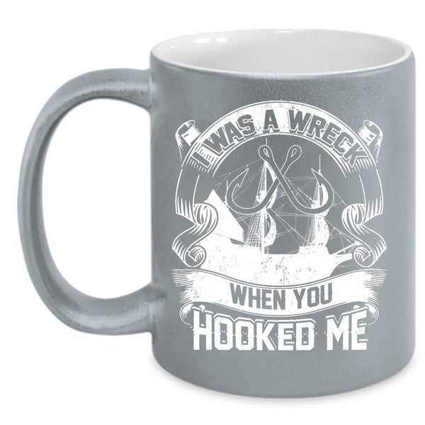 I Was A Wreck Coffee Mug, Funny Gift For Fisher Coffee Cup