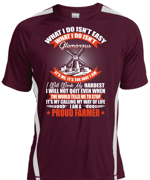 I Am A Proud Farmer T Shirt, My Way Of Life T Shirt, Cool Shirt