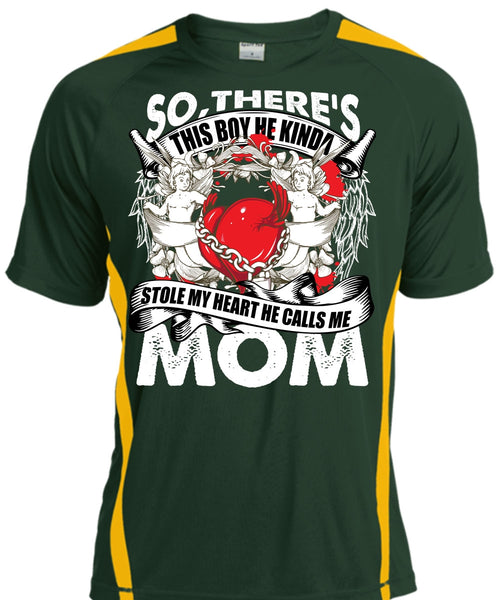 He Calls Me Mom T Shirt, Stole My Heart T Shirt, Cool Shirt