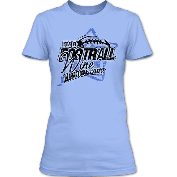 I'm A Football T Shirt, Coolest Football Lady T Shirt
