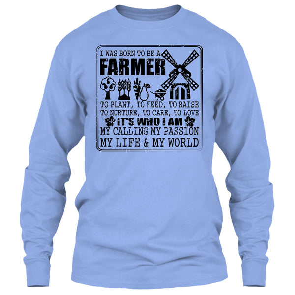 Born To Be A Farmer T Shirt, Coolest Farmer T Shirt