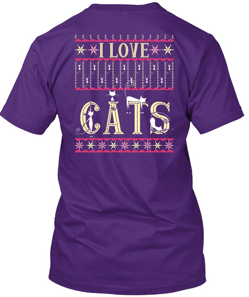 I Love Cats T Shirt, This Girl Loves Christmas T Shirt