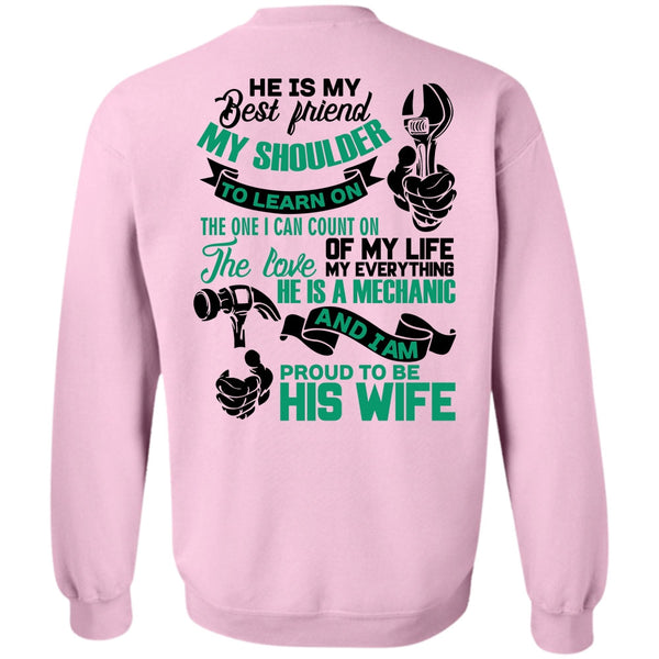 I Love Wife T Shirt, Proud To Be His Wife Sweatshirt