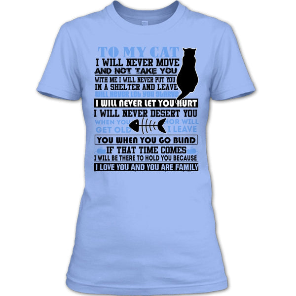 To My Cat T Shirt, Coolest Cat Lover T Shirt
