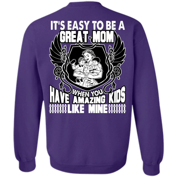 Amazing Kids T Shirt, I Love Mom Sweatshirt