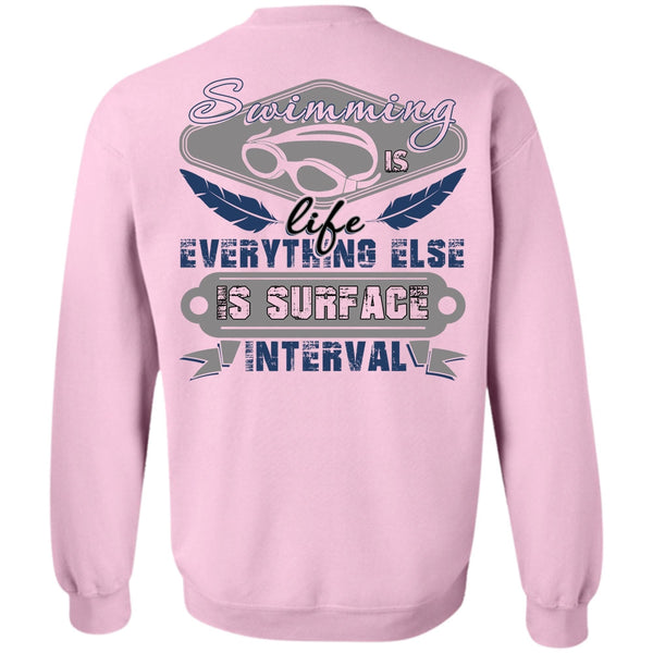 I Love Swimming T Shirt, Swimming Is Life Sweatshirt