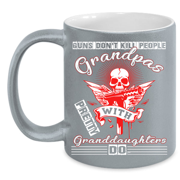 Grandpas With Pretty Granddaughters Coffee Mug, Cool Grandpas Coffee Cup