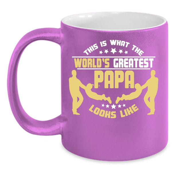 What The World's Greatest Papa Looks Like Coffee Mug, Cute Coffee Cup