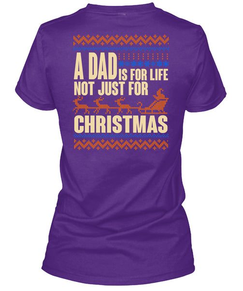 A Dad Is For Life Not Just For Christmas T Shirt, This Girl Loves Christmas T Shirt
