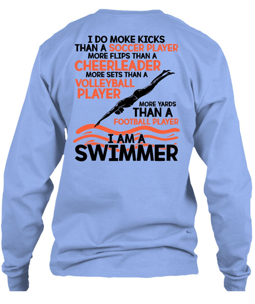 I Am A Swimmer T Shirt, I Love Swimming T Shirt