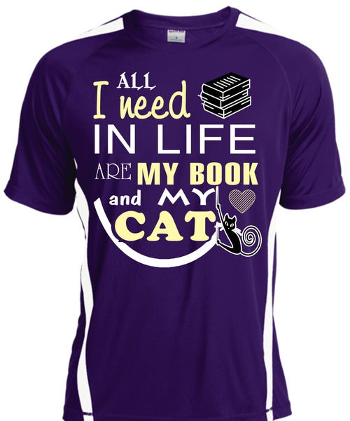 All I Need In Life Are My Book And My Cat T Shirt, My Pets T Shirt, My Favorite T Shirt