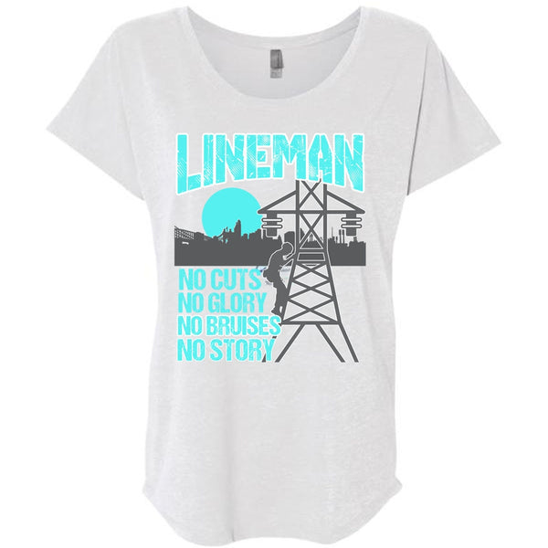 Lineman No Cuts T Shirt, Being A Lineman T Shirt, Awesome T-Shirts