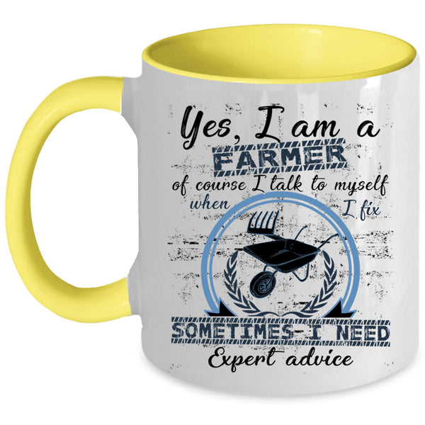 Awesome Farmer Coffee Mug, I Am A Farmer Accent Mug